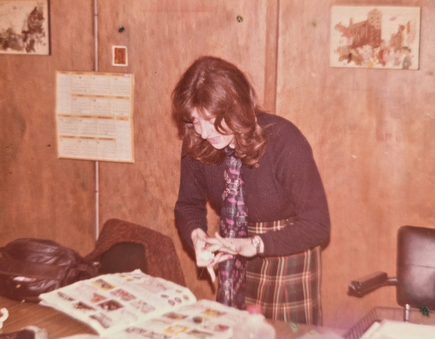 Estela Recarte, mi madre, escribana y Directora de la Oficina Central de Notificaciones y Alguacilato